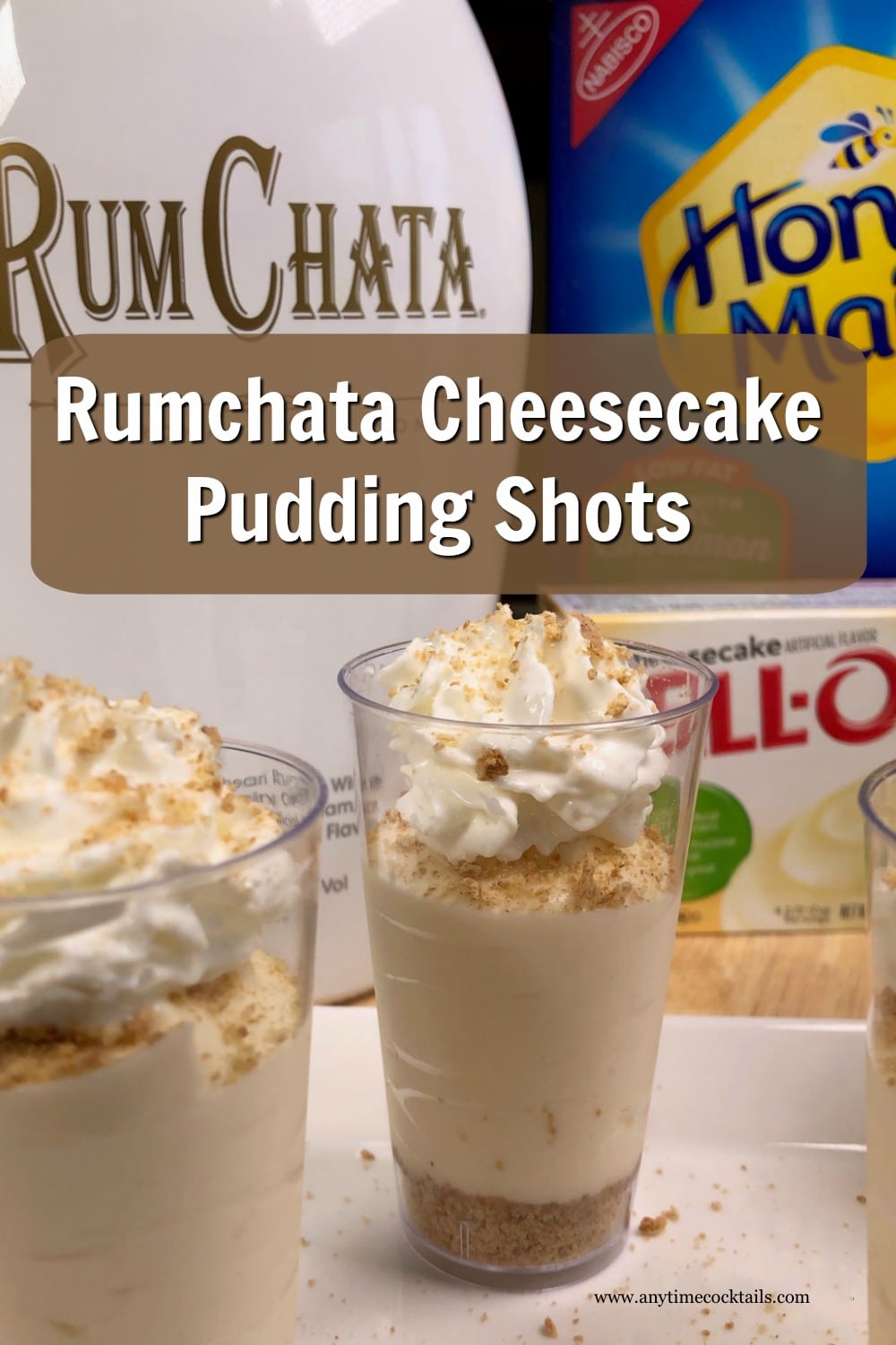 Rumchata Cheesecake Pudding Shots
